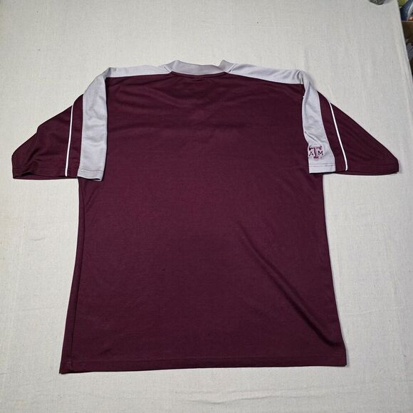 Vintage Nike Team Shirt/Jersey Texas A&M Mens XL Maroon Center Swoosh Crew Neck - Picture 2 of 7